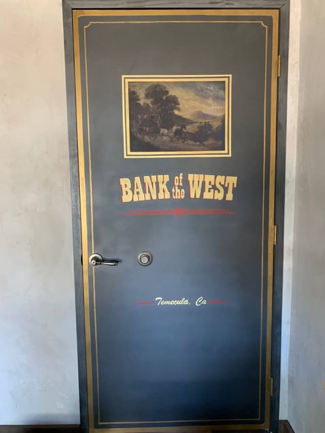 Old West Bank Vault Door