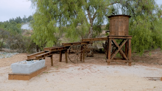 Gold Mine Water Tower and Mine Shaft