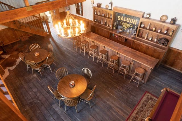 Saloon Interior Balcony View