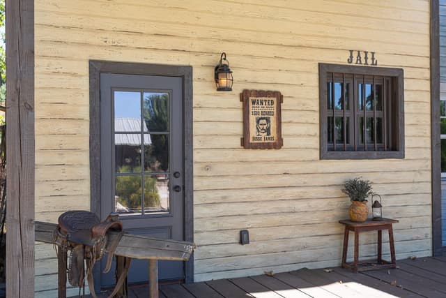 Old West Sheriff's Jailhouse Exterior